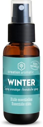 Creation Aromatic Huile Essentielle Diffusion Winter Spray 30ml | Diffuseurs et mélanges d'huiles essentielles pour diffusion