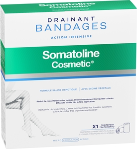 Somatoline Cosmetic Bandages Drainant 2 pièces