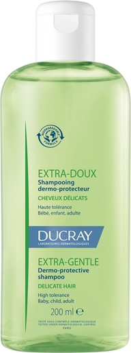 Ducray Extra Milde Shampoo Huidbeschermend 200 ml | Dagelijkse hygiëne
