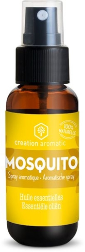 Creation Aromatic Huile Essentielle Diffusion Mosquito Spray 30ml | Moustiques - Insectes