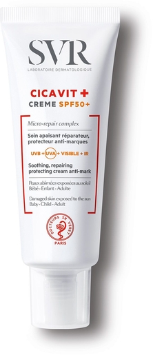 SVR Cicavit + Crème SPF50 40 ml | Roodheid - Irritaties