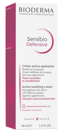 Bioderma Sensibio Defensive 40ml | Soins spécifiques