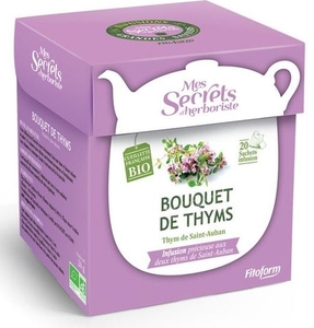 Mes Secrets Herboriste Bouquet De Thyms 20 Sachets