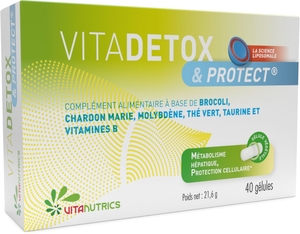 Vitadetox &amp; Protect 40 Gélules
