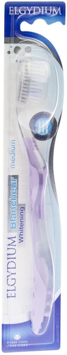 Elgydium Blancheur Whitening Brosse à Dents Medium | Brosse à dent