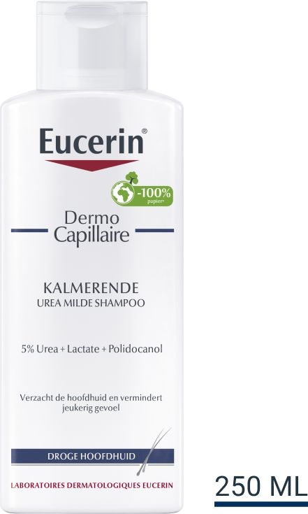 Eucerin DermoCapillaire Kalmerende Urea Milde Shampoo Droge 250ml | Irritatie hoofdhuid