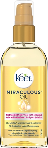 Veet Miraculous Oil Multi-bénéfices 100ml | Epilation