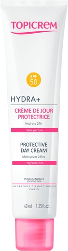 Topicrem Hydra+ Crème Jour Protectrice IP50 40ml | Soins du jour
