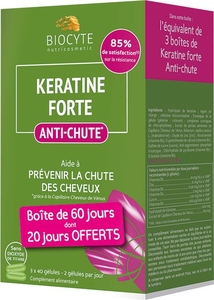 Biocyte Keratine Forte Anti-chute 120 Capsules