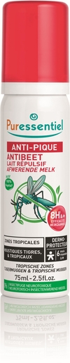 Puressentiel Insectenwerende Melk Tegen Insectenbeten Tropische Gebieden 75 ml | Antimuggen - Insecten - Insectenwerend middel 