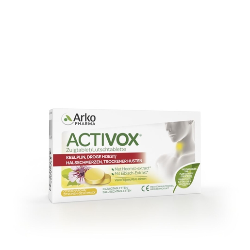 Activox 24 Zuigtabletten Keelpijn | Keelpijn - Hoest