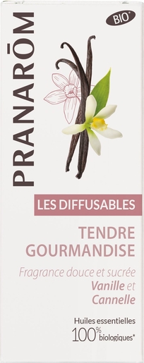 Pranarôm Les Diffusables Tendre Gourmandise 30ml | Diffuseurs et mélanges d'huiles essentielles pour diffusion