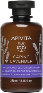 Apivita Caring Lavender Shower Gel For Sensitive Skin 250ml