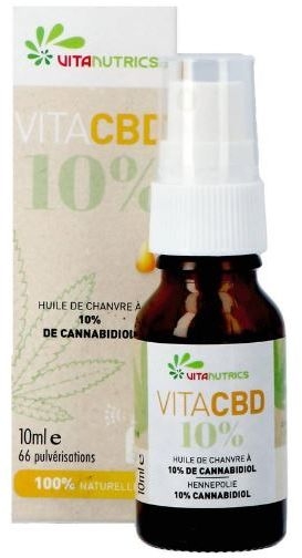Vitanutrics VitaCBD 10% 10ml | Détente - Antistress