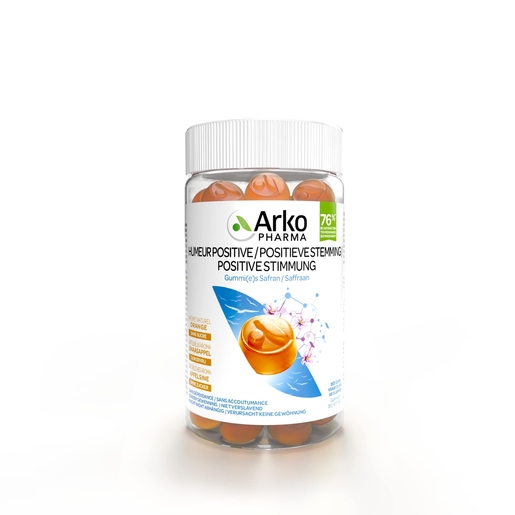 Arkopharma Gummies Phyto Safran Humeur Positive 60 Gummies | Equilibre émotionel
