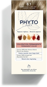 Phytocolor Kit Coloration Permanente 8.1 Blond Clair Cendré