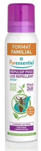Puressentiel Répulsif Poux Spray 200ml | Anti-poux - Traitement Poux