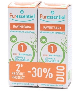Puressentiel Expert Ravintsara Huile Essentielle Bio Duo 2x5ml