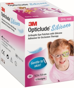Opticlude 3M Silicone 50 Eye Patch Girl Midi