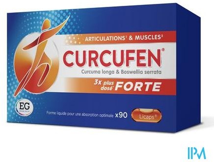 Curcufen Forte 90 Licaps | Gewrichten - Artrose