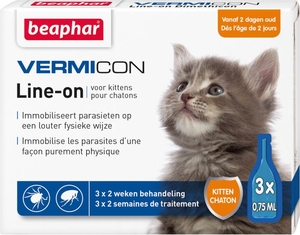 Beaphar Vermicon Line-on Chaton 3x0,75ml