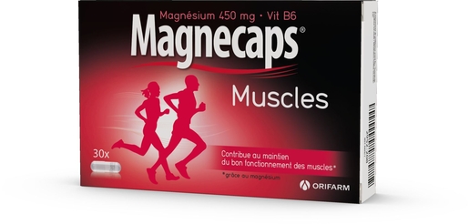 Magnecaps Muscles 30 Comprimés Effervescents | Stress - Relaxation