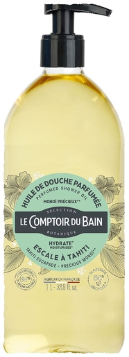 Le Comptoir Du Bain Huile de Douche Parfumée Monoï 1L | Bain - Douche