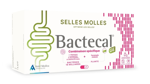 Bactecal Selles Molles 96 Capsules | Flore intestinale