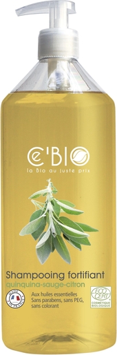 Ce&#039;Bio Shampoing Fortifiant Quinquina Sauge Citron 500ml | Shampooings