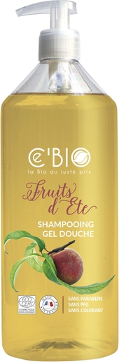 Ce Bio Shampooing &amp; Gel Douche Fruits d&#039;Été 500ml
