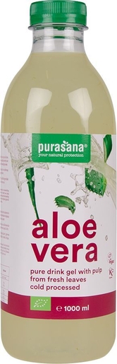 Purasana Aloe Vera Gel Buvable Pulpe 1l | Produits Bio