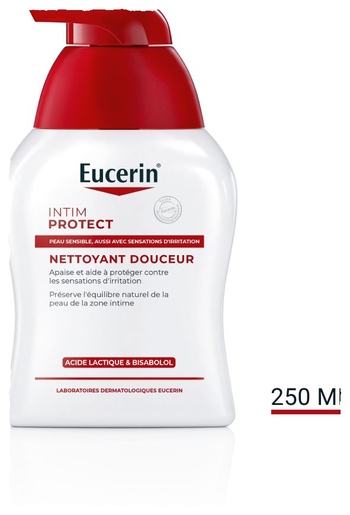 Eucerin pH5 Intim Protect Nettoyant Douceur Peau Sensible et Irritée avec pompe 250ml | Soins pour hygiène quotidienne