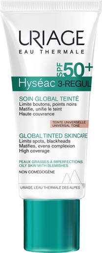 Uriage Hyseac 3-Regul Global Care Getint SPF30 40ml | Acné - Onzuiverheden