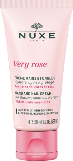 Nuxe Very Rose Crème Mains et Ongles 50ml | Soins des mains et des pieds