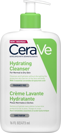 CeraVe Hydraterende Wassende Crème 473ml | Bad - Douche