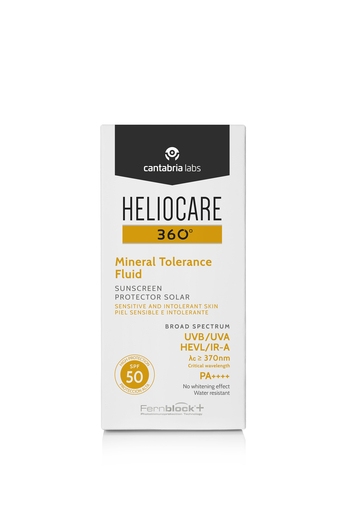 Heliocare 360 Mineral Tolerance Fluid IP50+ 50ml | Zonneproducten