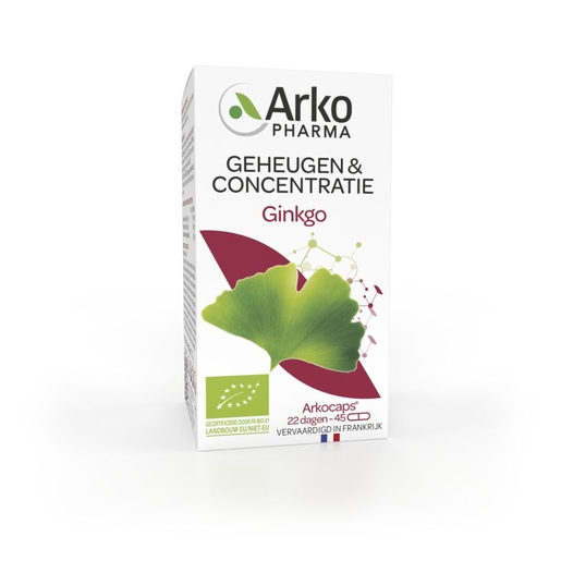 Arkocapsules Ginkgo Bio caps 45 | Bioproducten