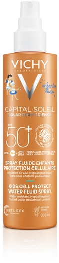 Vichy Capital Soleil Spray Fluide Enfants IP50+ 200ml | Produits solaires