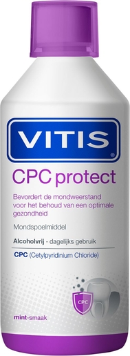 Vitis Cpc Protect Mondspoeling 500 ml | Mondspoelingen