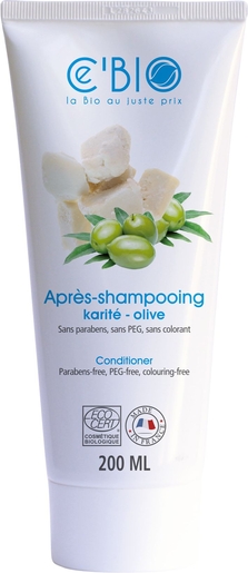 Ce&#039;Bio Après Shampooing Olive et Karité 200ml | Après-shampooing