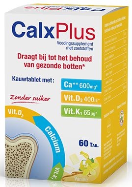 CalxPlus Vanille 60 Tabletten | Beendergestel - Osteoporose