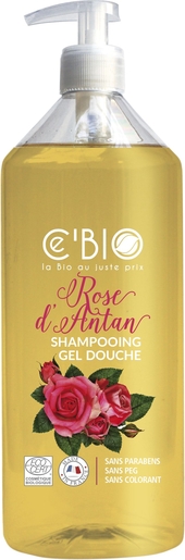 Ce Bio Shampooing &amp; Gel Douche Rose d&#039;Antan 500ml | Bain - Douche