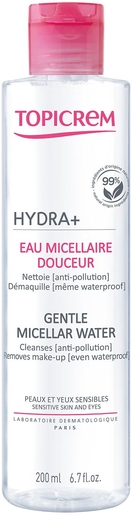 Topicrem Hydra+ Eau Micellaire Douceur 200ml | Démaquillants - Nettoyage