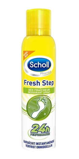 Scholl Fresh Step Deo Frisheid Spray 150ml | Transpiratie - Warme voeten