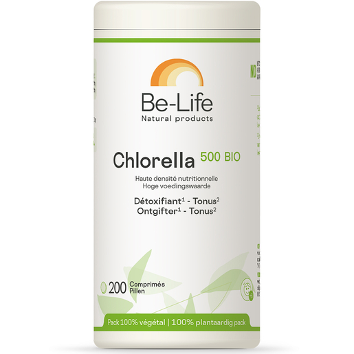 Be-Life Chlorella 500 Bio 200 Tablettes | Forme - Energie