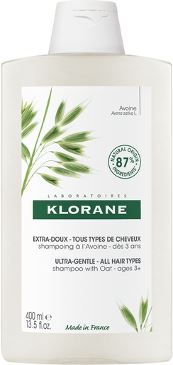 Klorane Extra-Zachte Shampoo Havermelk 400ml | Shampoo