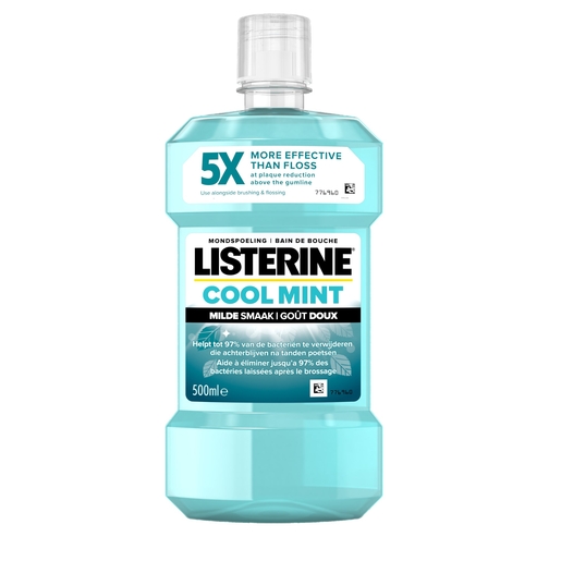 Listerine Cool Mint Doux 500ml | Bains de bouche