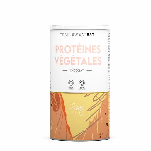 Trainsweateat Nutrition Protéines Végétales Chocolat 450g | Régimes protéinés