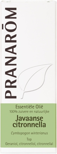Pranarôm Javaanse Citronnella Essentiële Olië 10ml | Essentiële oliën
