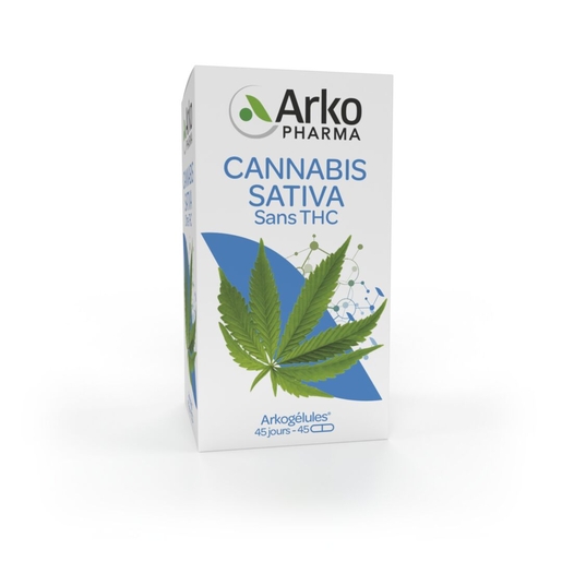 Arkogelules Cannabis Sativa 40 Capsules | Bien-être